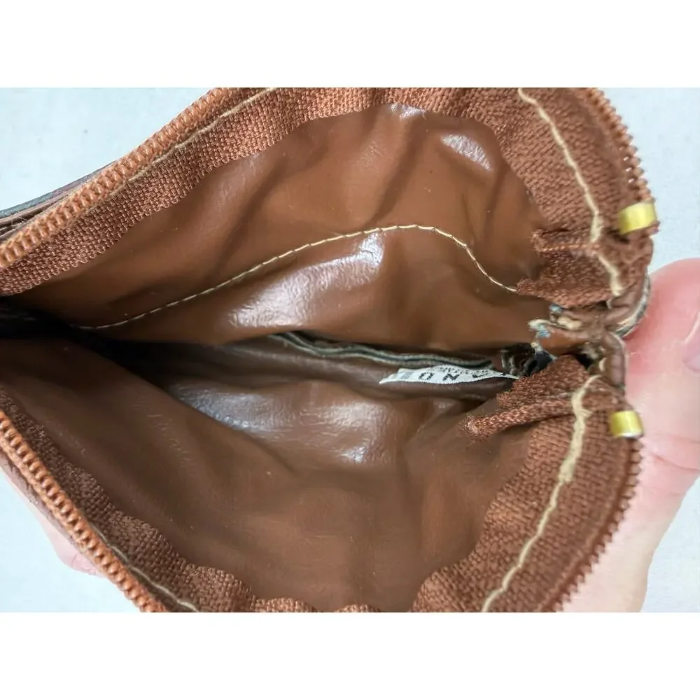 Gitano Classics Vintage 90s Coin Purse Change Pouch Zip Top ID Case